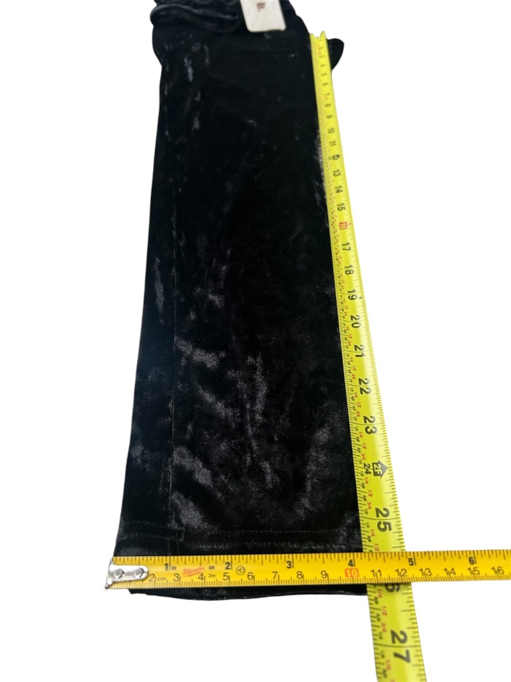 Fabletics NWT High Waist Crushed Velour Crossover Waist Black Leggings XL - Picture 9 of 10
